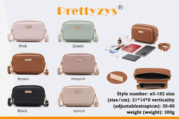 High Quality PU Leather Women Shoulder Bag for Ladies - 图片 11