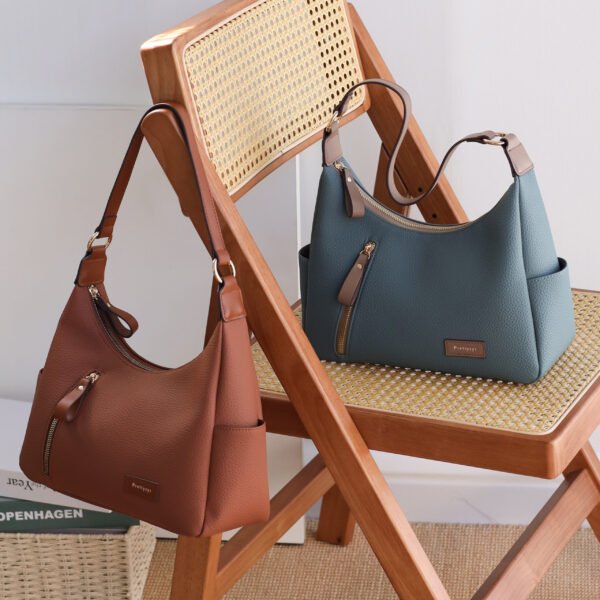 Prettyzys PU Leather Handbags Tote Bag for Women, Ladies Shoulder Bags - 图片 3