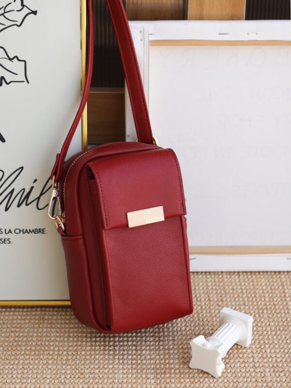 Fashion Magnetic Zipper Waterproof PU Leather Purse Wallet - 图片 5