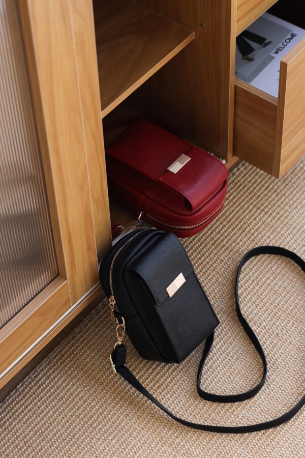 Fashion Magnetic Zipper Waterproof PU Leather Purse Wallet - 图片 4