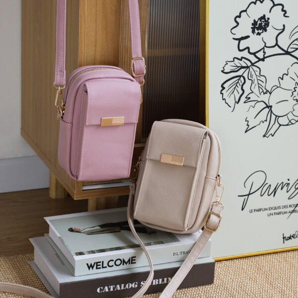 Fashion Magnetic Zipper Waterproof PU Leather Purse Wallet - 图片 2