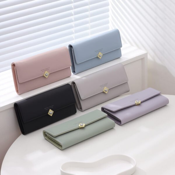 Custom Logo Purse Minimalist Card Wallet - 图片 2