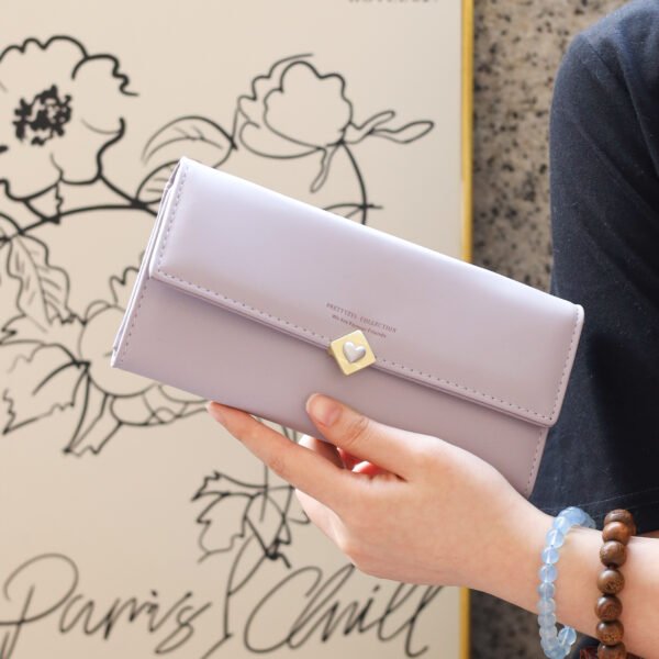 Custom Logo Purse Minimalist Card Wallet - 图片 10
