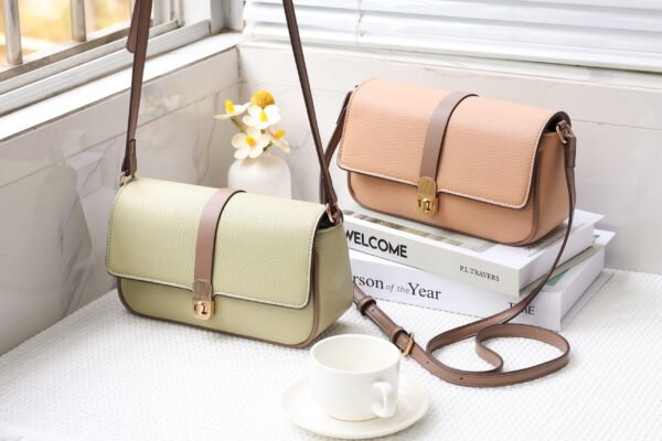 Fashion Handbag for Woman Wholesale with Buckle PU Leather - 图片 2