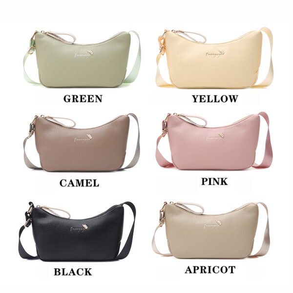 Customized Design High Quality Soft PU Leather Underarm Bag Tote Handbag for Women - 图片 10