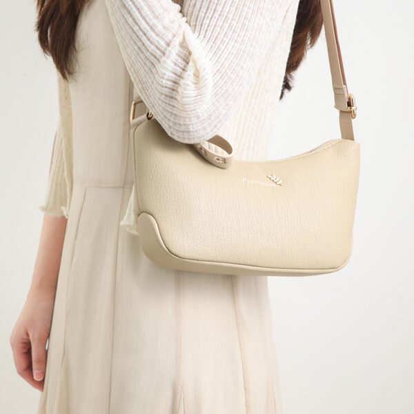 Customized Design High Quality Soft PU Leather Underarm Bag Tote Handbag for Women - 图片 3