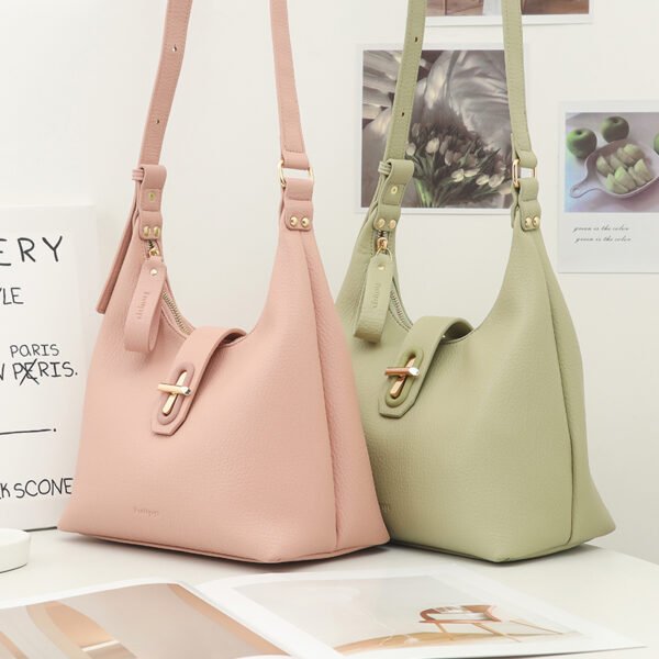 Custom Logo Famous Brand Designer High Quality Pu Leather Tote Bag Saddle Bag