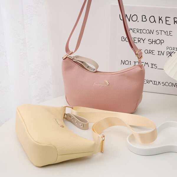 Customized Design High Quality Soft PU Leather Underarm Bag Tote Handbag for Women